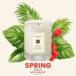 Jo Malone London Peony Blush Suede Travel Candle, Fragrance, Floral